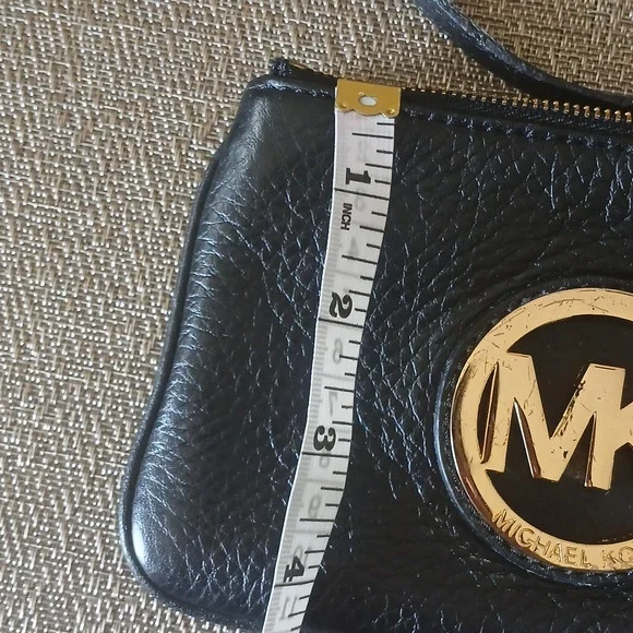 Michael Kors Black Leather Wristlet - Picture 5 of 5